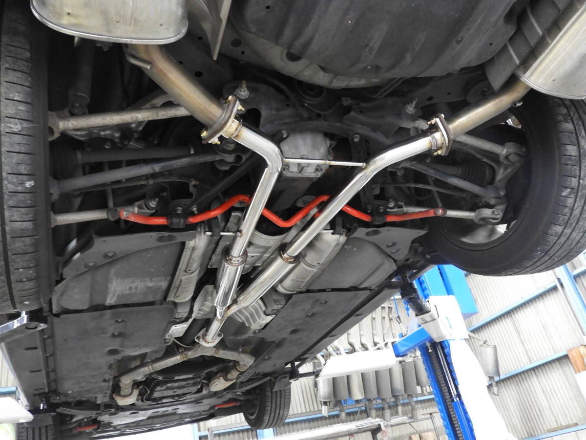 Y51フーガ 【センターパイプ】 タイコ付きマフラー SUS304ステンレス製拍卖