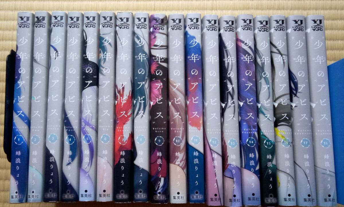 峰浪りょう『少年のアビス』全18巻 集英社 / 田舎町に縛られ、底なしの穴に落ちていく少年、家族、幼馴染拍卖