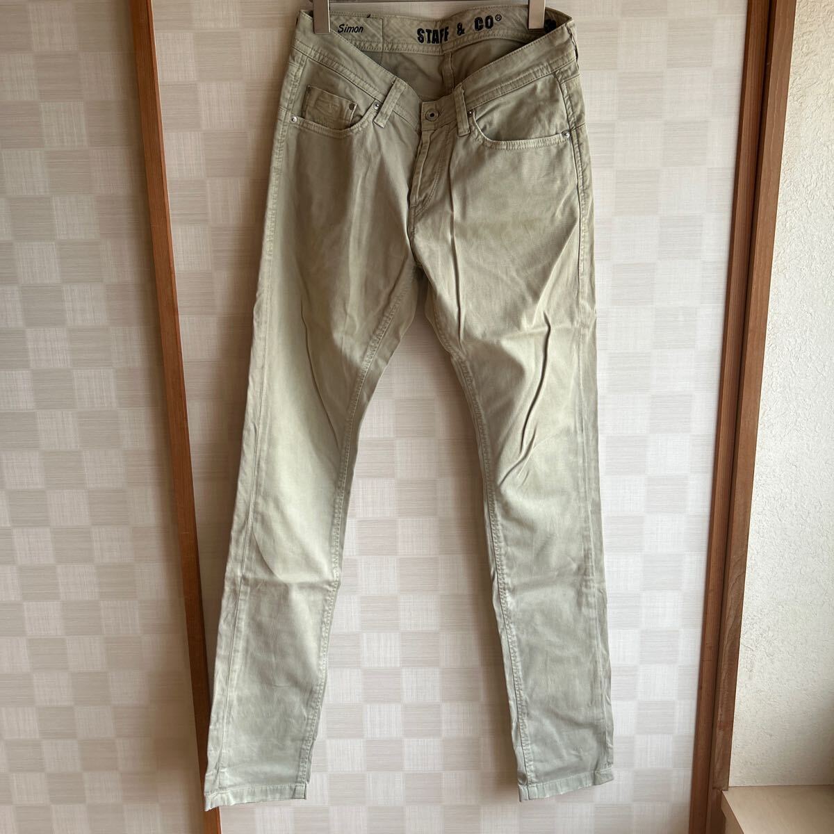 Simon サイモン 5ポケットパンツ made in E.U. 30inch拍卖