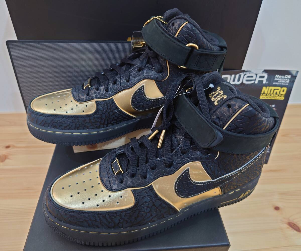 未使用品 NIKE AIR FORCE 1 HI SUPREME NITRO MICROPHONE UNDERGROUND 345189 - 002 ナイキ エアフォース 1 NITRAID 28cm ナイトレイド拍卖