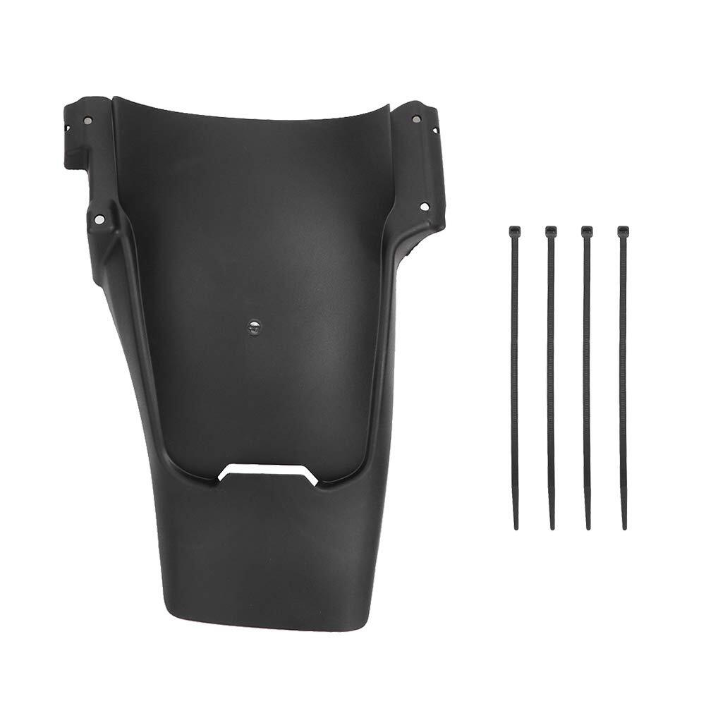 オートバイのリアフェンダー 黒泥除け ABSプラスチック製マッドガードカバー 耐久性軽量バイク用スプラッシュガード拍卖