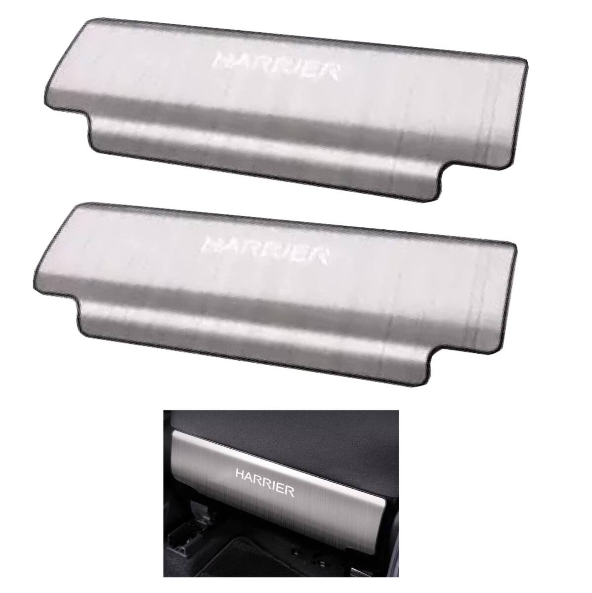 トヨタ ハリアー HARRIER 30系 / 60系 / 新型 80系 適合 シートバック キックガード/プロテクター 2個セット 専用設計 取り付け簡単 傷拍卖