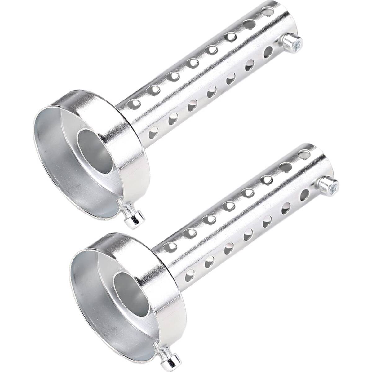 Yuumo+ インナーサイレンサー インナーバッフル バッフル バイク マフラー 消音器 排気 スチール 汎用 幅:35/42/45/48/60mm 2本セット拍卖