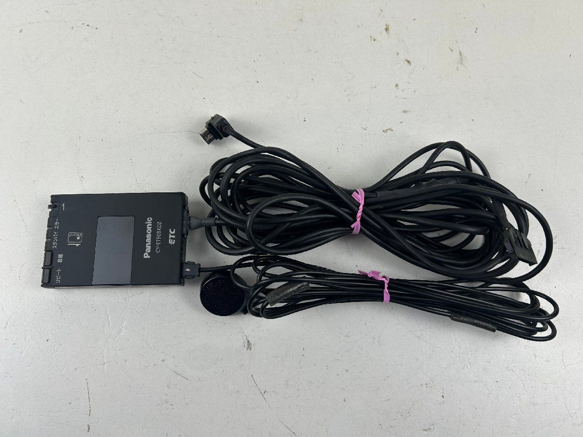 Panasonic パナソニック ETC CY-ET909KDZ アンテナ分離型 車載器 内装拍卖