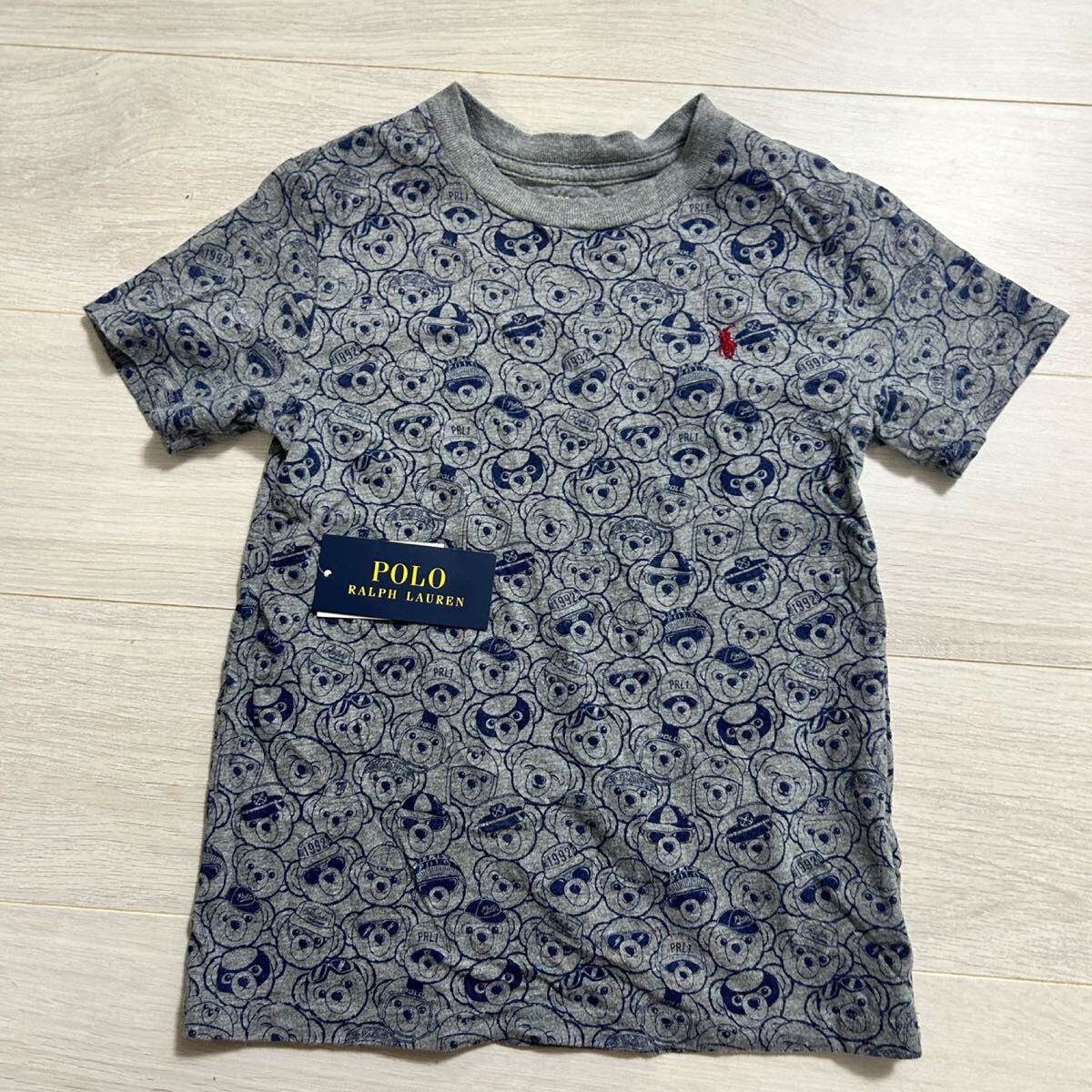 ラルフローレン/ポロベア総柄/半袖Tシャツ120cm拍卖