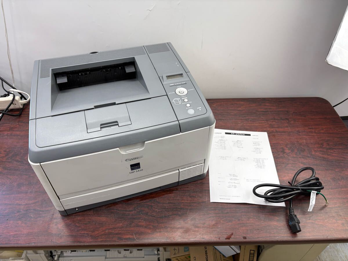 X705)印刷可ジャンク Canon LBP3410 94210枚 A4 モノクロレーザープリンター拍卖