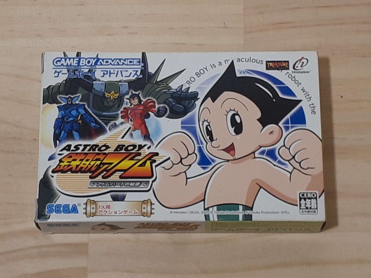 GBA 美品 鉄腕アトム 箱説付き ゲームボーイアドバンス 作動確認・端子清掃済み拍卖