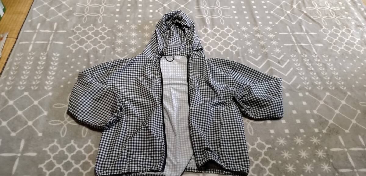 女性 女ん子 ノーブランド M nylon jacket ナイロン ジャケット ギンガムチェック拍卖