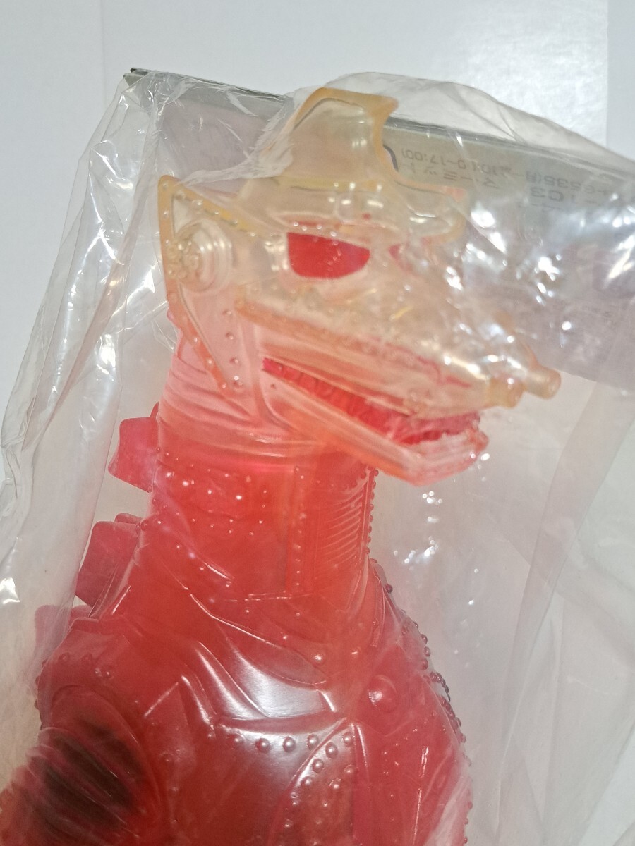 ジャイアント メカゴジラ クリア成型 レッド & ブラック スプレー 海外 SUPER7 限定 マーミット ジャイアント サイズ ソフビ拍卖