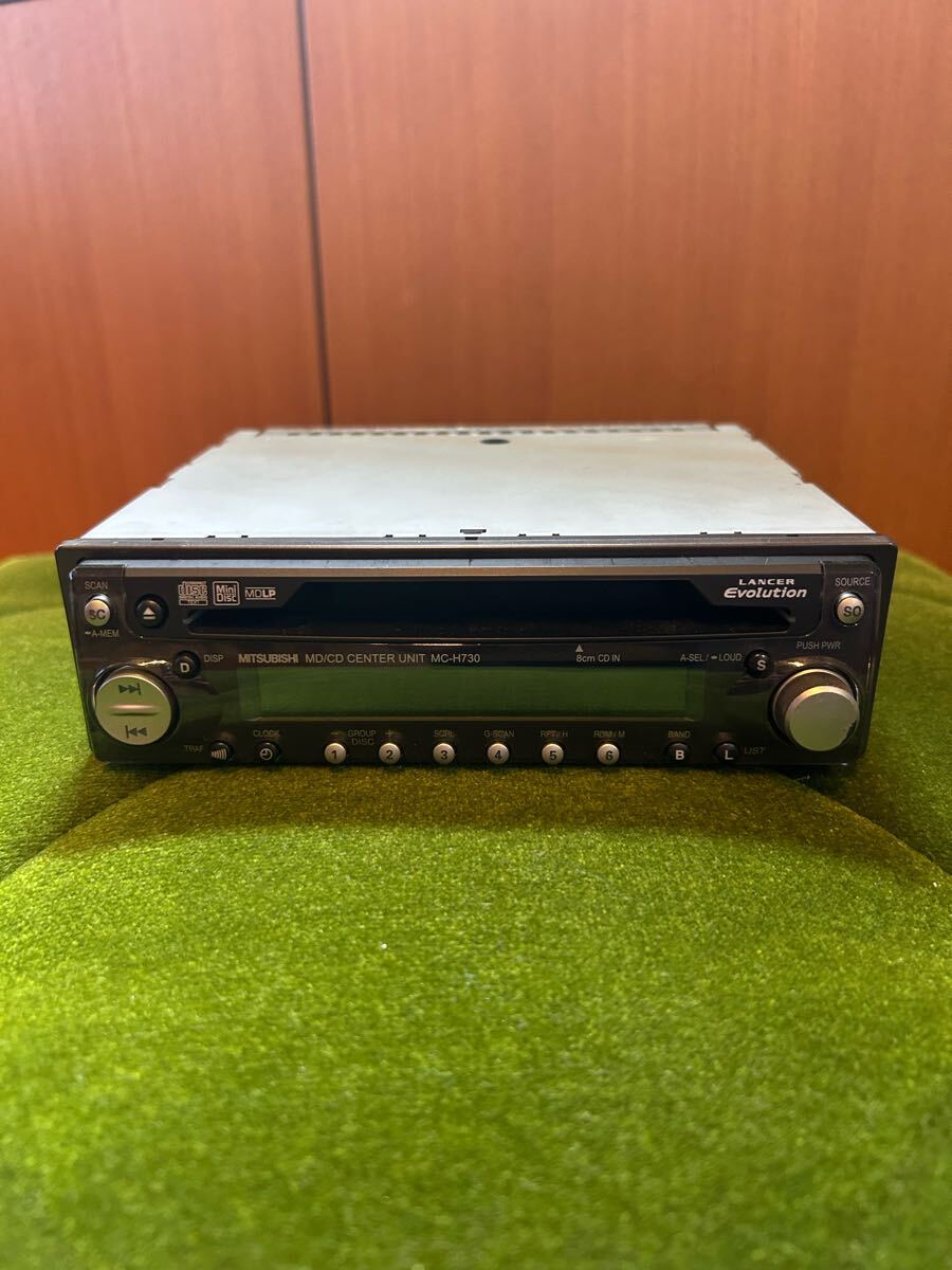 【希少OP】ct9a ランサーエボリューション MC-H730-EVO CD MD オーディオ ランエボ CT9A 4G63 CP9A CN9A 検) ralliart ラリーアート 拍卖