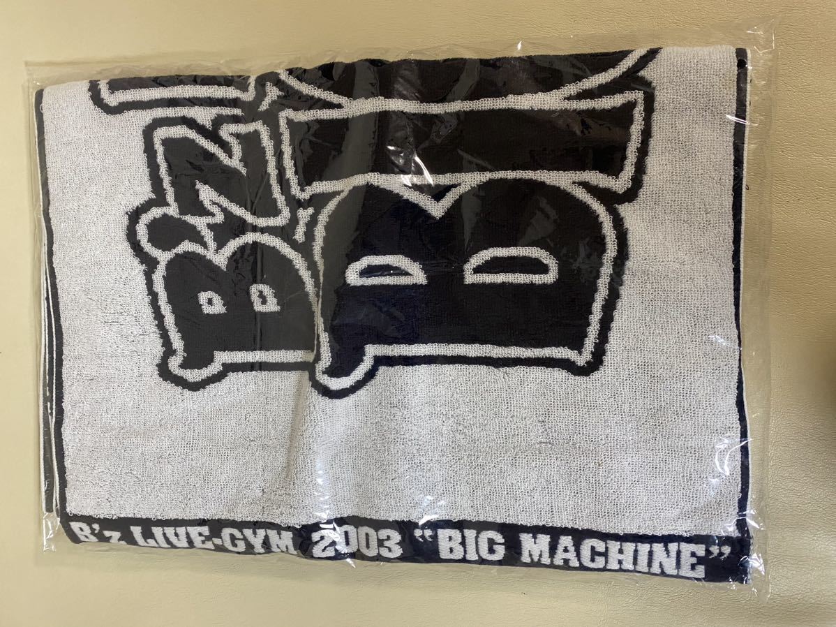 B’z【新品】「B’z LIVE-GYM 2003 BIG MACHINE」ステージタオル未開封品拍卖