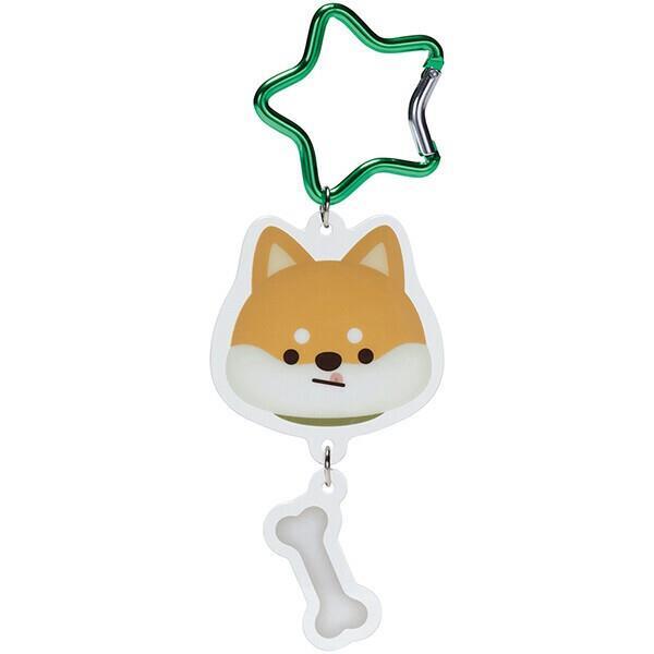 カラビナ付アクリルキーホルダー ぱぷぱぷぱぴー SHIBA(シバ) スケーター拍卖