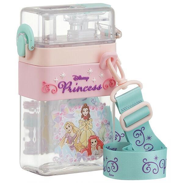 ディズニープリンセス 水筒 スクエア2WAYボトル 600ml 子供 キッズ キャラクター スケーター拍卖