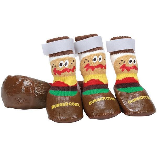 バーガーコンクス ペットシューズ Sサイズ 靴 室外 お散歩 ケガ 汚れ 防止 4枚入り 犬 ワンちゃん さんぽ 足 保護 スケーター拍卖