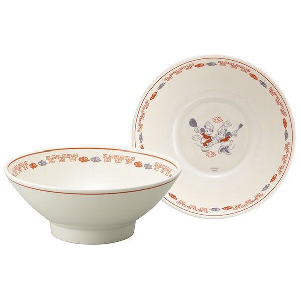 ミッキー&ミニー メラミン製ラーメン鉢 らーめん 丼 中華 ディズニー キャラクター スケーター拍卖