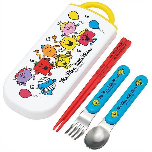 トリオセット スライド式 お箸 スプーン フォーク セット 抗菌 食洗機対応 Mr.Men Little Miss スケーター拍卖