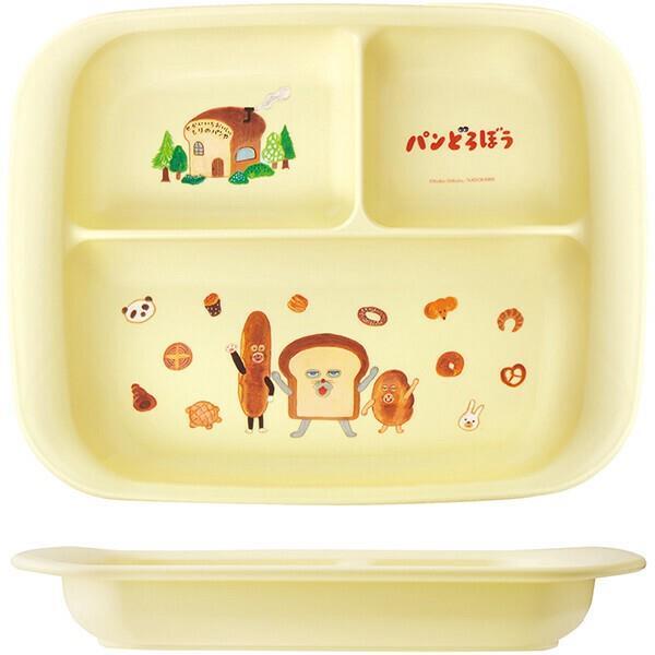 パンどろぼう ランチ皿 ランチプレート 抗菌 電子レンジ・食洗機対応 スケーター拍卖