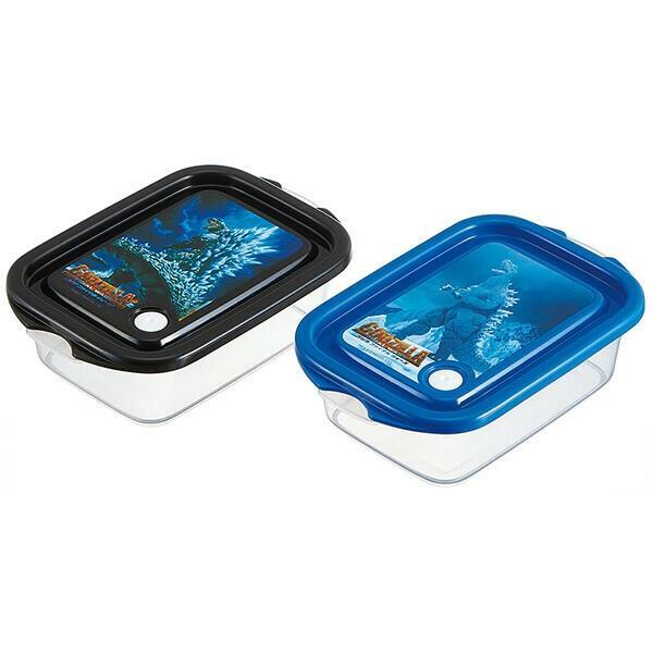 ゴジラ シールボックス 500ml 2個入 保存容器 弁当箱 フードコンテナ 抗菌 スケーター拍卖