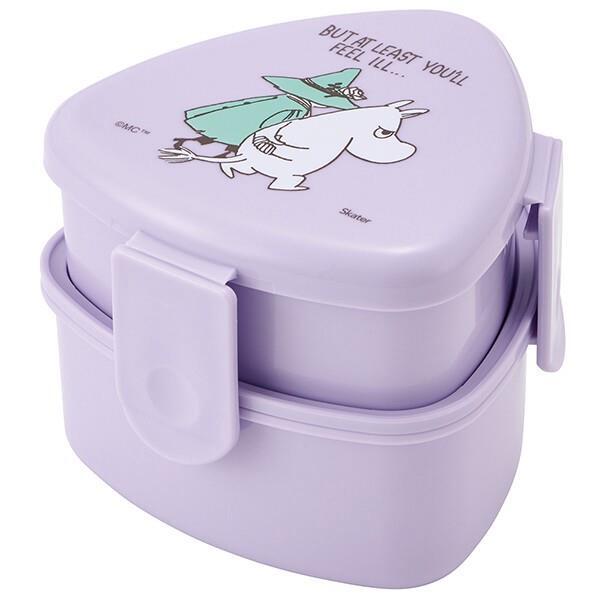 ムーミン 三角 おにぎり 型 お弁当箱 2段 弁当箱 二段 おかず おにぎり弁当箱 おにぎり ケース スケーター拍卖
