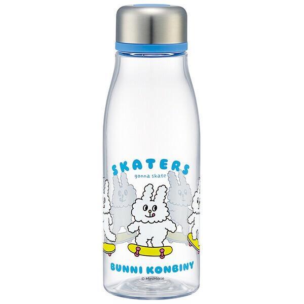バニーコンビニ 水筒 スタイリッシュブローボトル プラスチック 直飲み 軽量 透明 バニーコンビニ スケーター拍卖