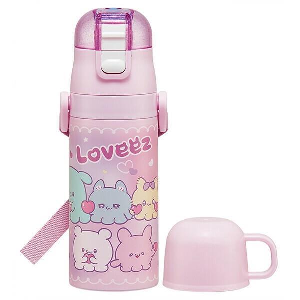 らぶいーず 水筒 マグボトル 2WAY ステンレスボトル 直飲み コップ飲みの子供 子ども キッズ キャラクター スケーター拍卖