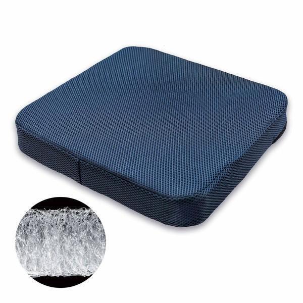 クッションエアーシート ダブル シートクッション クッション 高通気 高弾力 3D樹脂 座布団 Air Seat Double Cushion拍卖