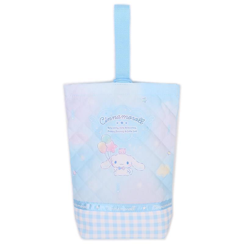 シナモロール キルティングシューズバッグ 上履き入れ 靴袋 靴入れ シューズバッグ キッズ 子供 サンリオ sanrio キャラクター拍卖