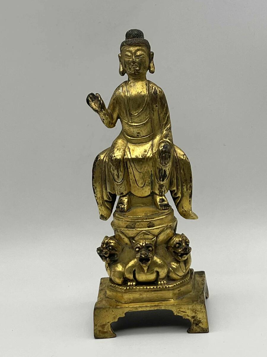 唐時代 金銅釈迦様像 阿弥陀如来 金銅仏 唐物 仏教用品 仏像 唐物 時代物 旧家蔵出し 希少貴重 精密繊細 中国骨董(F-27)拍卖