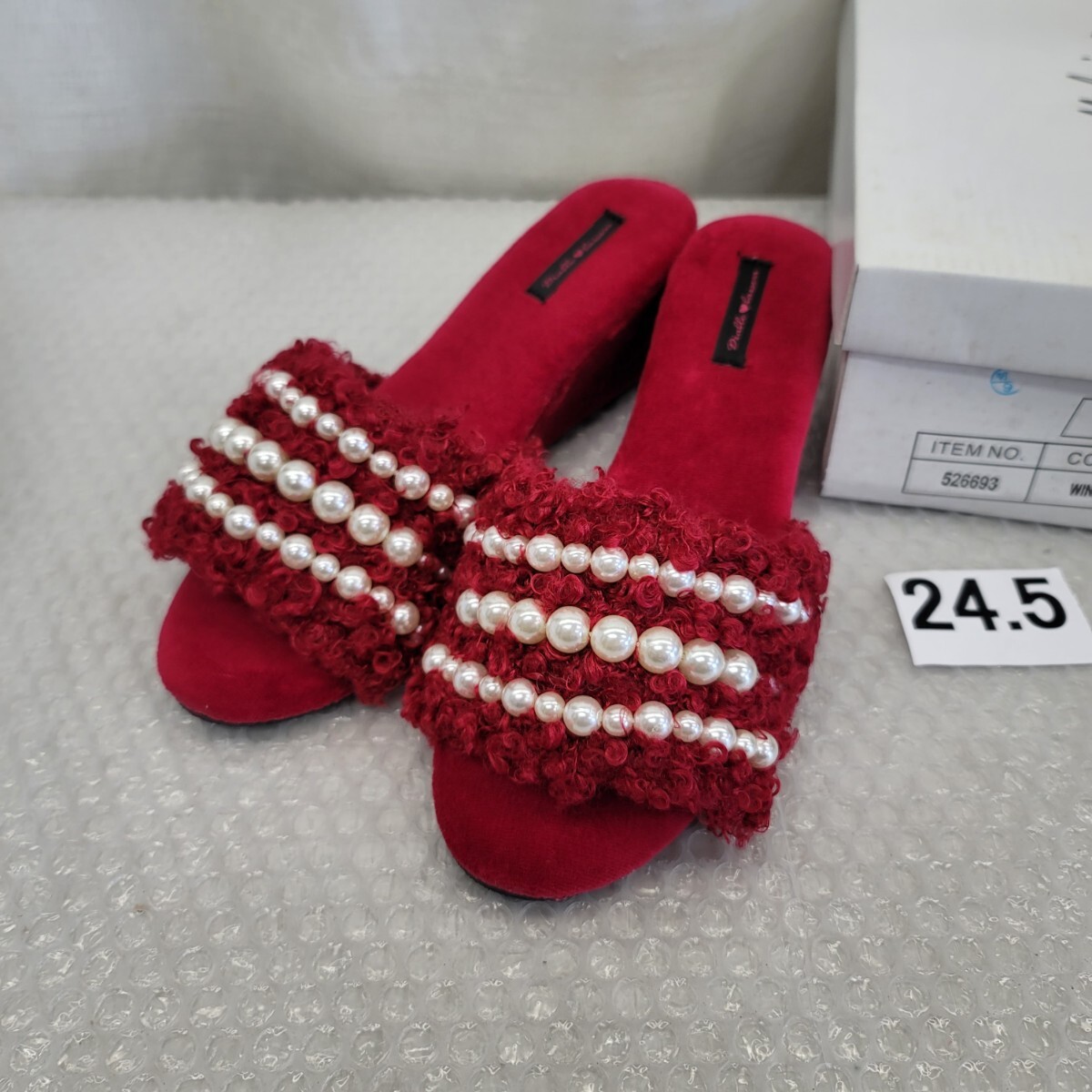 4891 夢展望 サンダル パンプス 526693 24.5拍卖