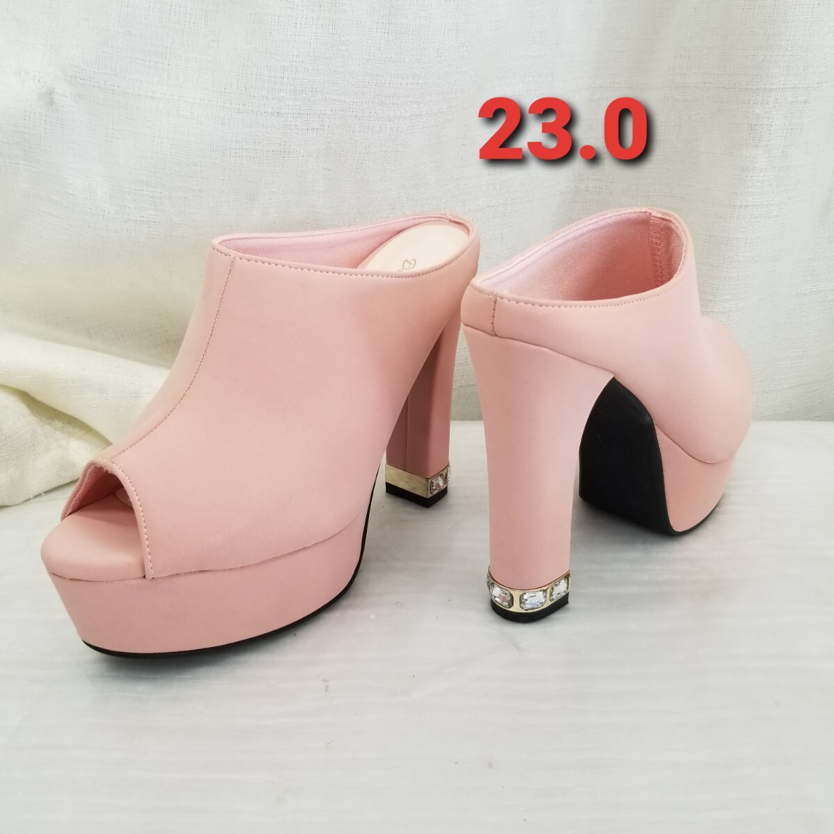 4013 23.0cm 夢展望 524170 パンプス サンダル拍卖