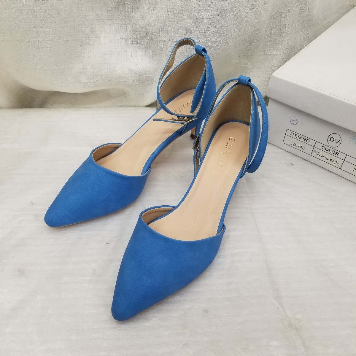 3836 24.0cm ヒール6cm レギュラー newlyme 夢展望 ニューリーミー パンプス526148拍卖