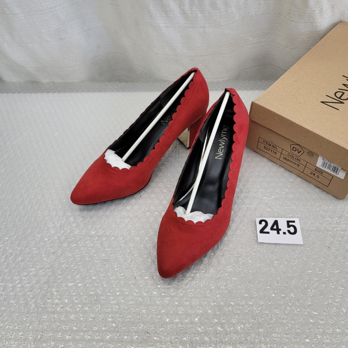 4495 24.5 newlyme 夢展望 ニューリーミー パンプス 527118 拍卖