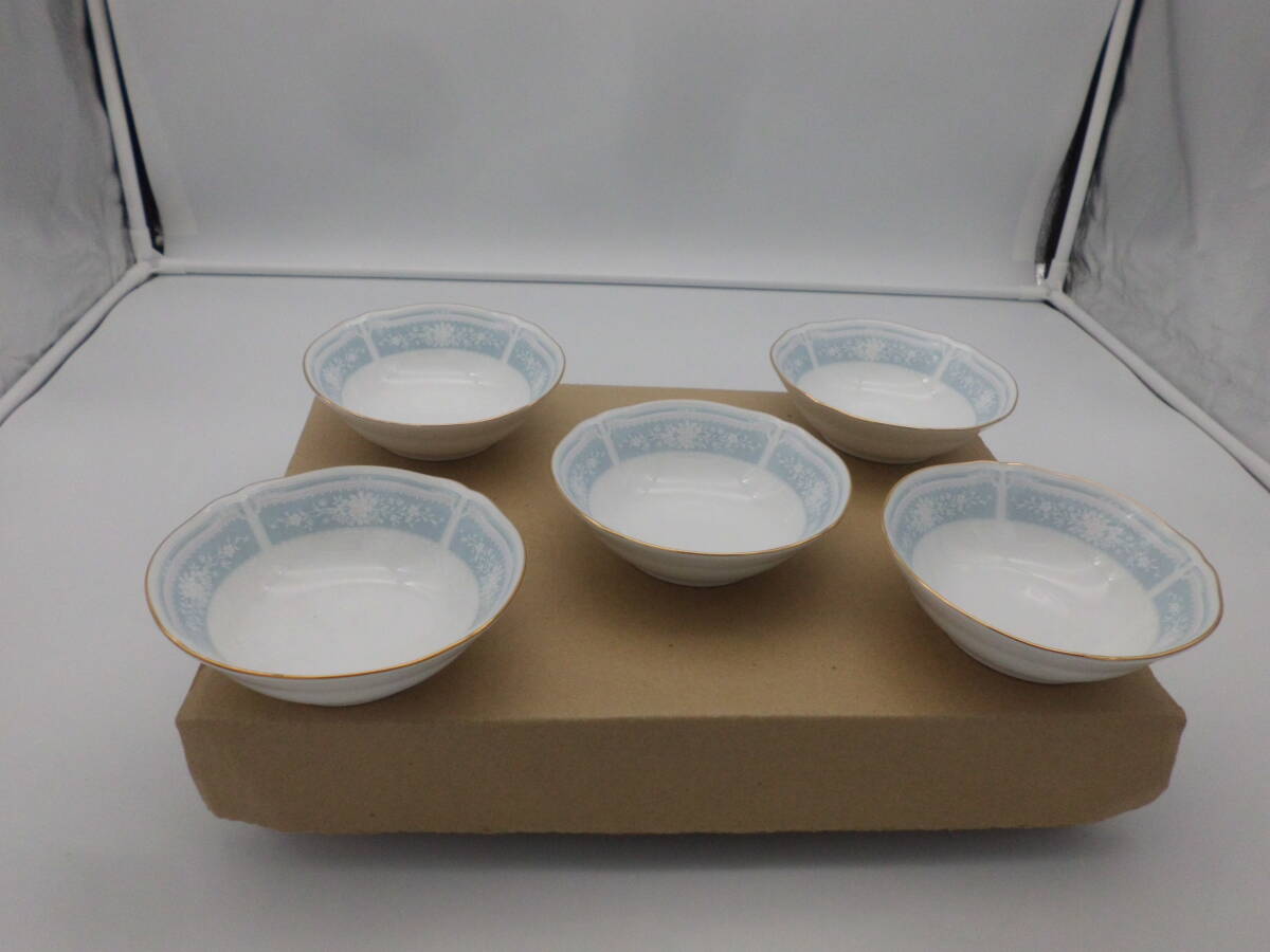 0803■■ 新品!Noritake(ノリタケ)ボウル(5個セット)(約12.5cm)拍卖