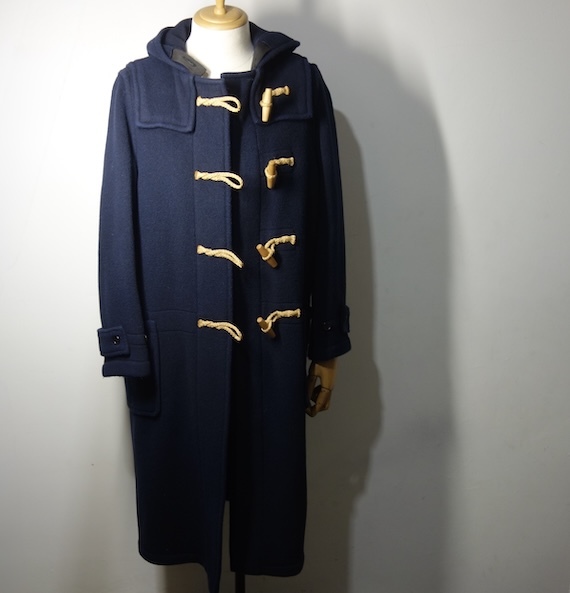 TK 旧ロゴ 希少 イングランド製 マーガレットハウエル MARGARET HOWELL ダッフルコート 紺色 ネイビー拍卖