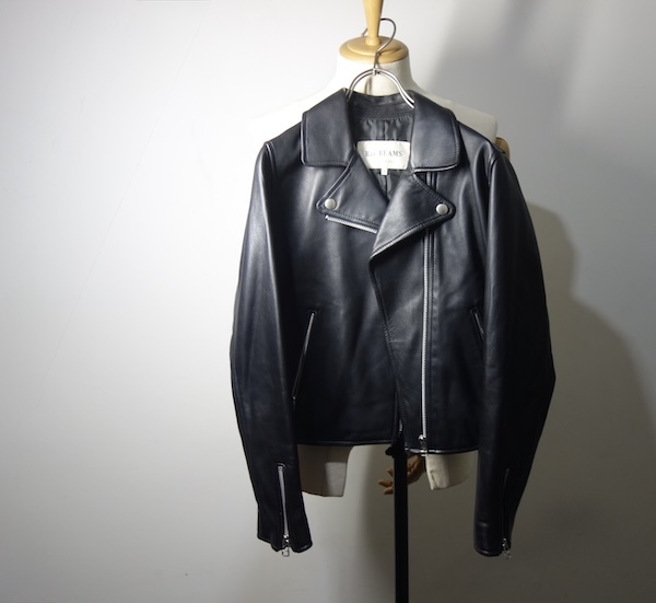 TK 極美品 レイビームス Ray BEAMS シープスキンレザー ライダースジャケット拍卖