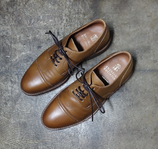 TK 極上品 ITALY製 BRUNELLO CUCINELLI ブルネロクチネリ 革靴 レザーシューズ 40 新品近拍卖