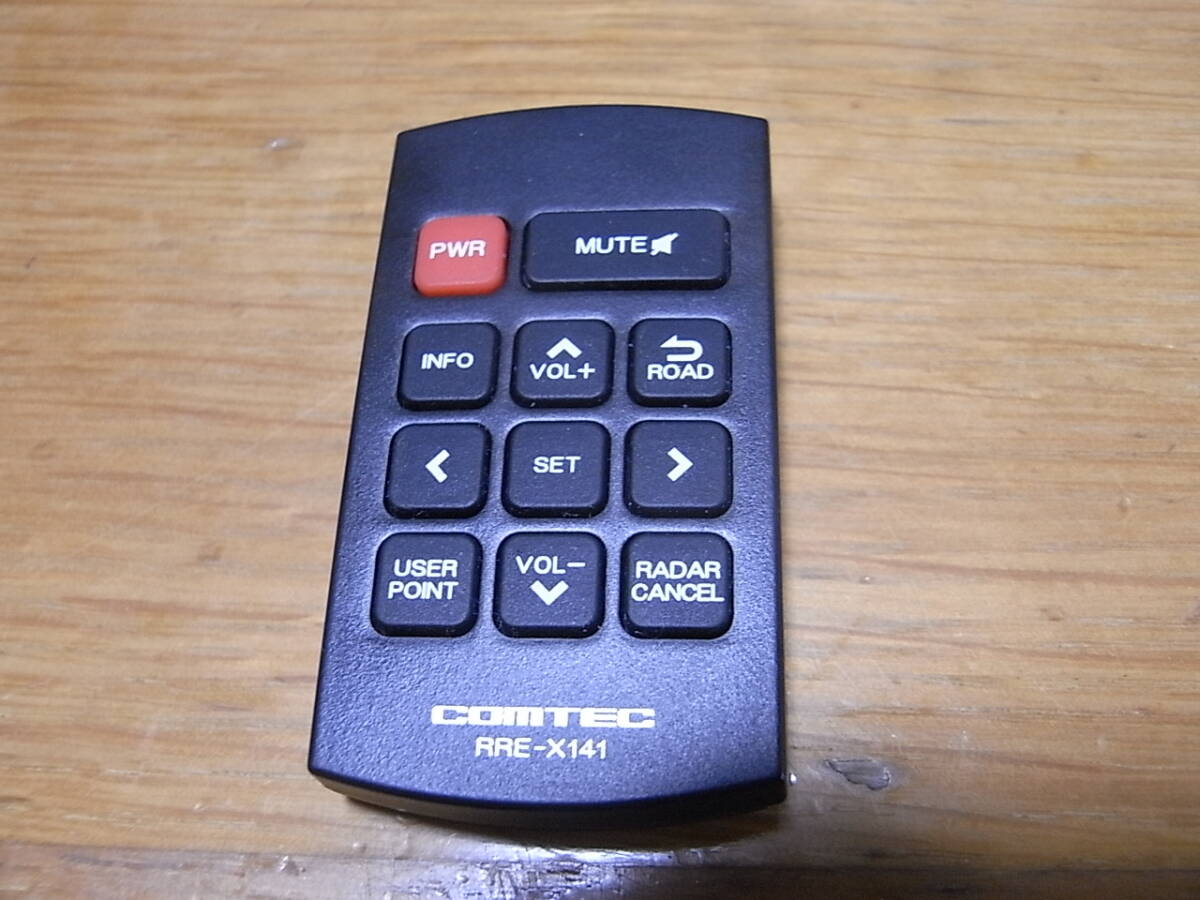 コムテック レーダー探知機用オプション コムテック製レーダー探知機専用リモコン RREX141 中古拍卖