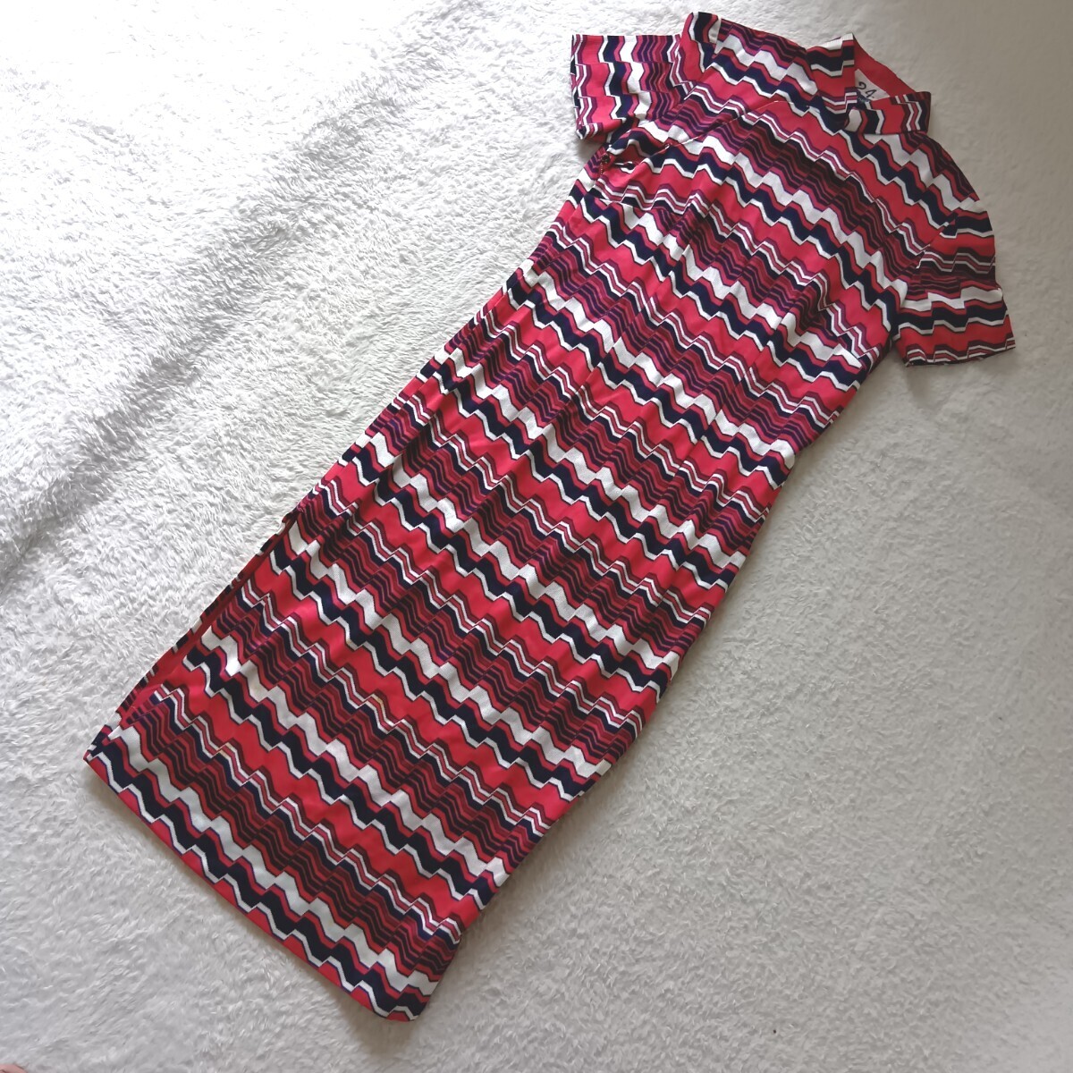 【ヴィンテージ】JAMES S LEE チャイナカラー タイト ロングワンピース ★1000拍卖