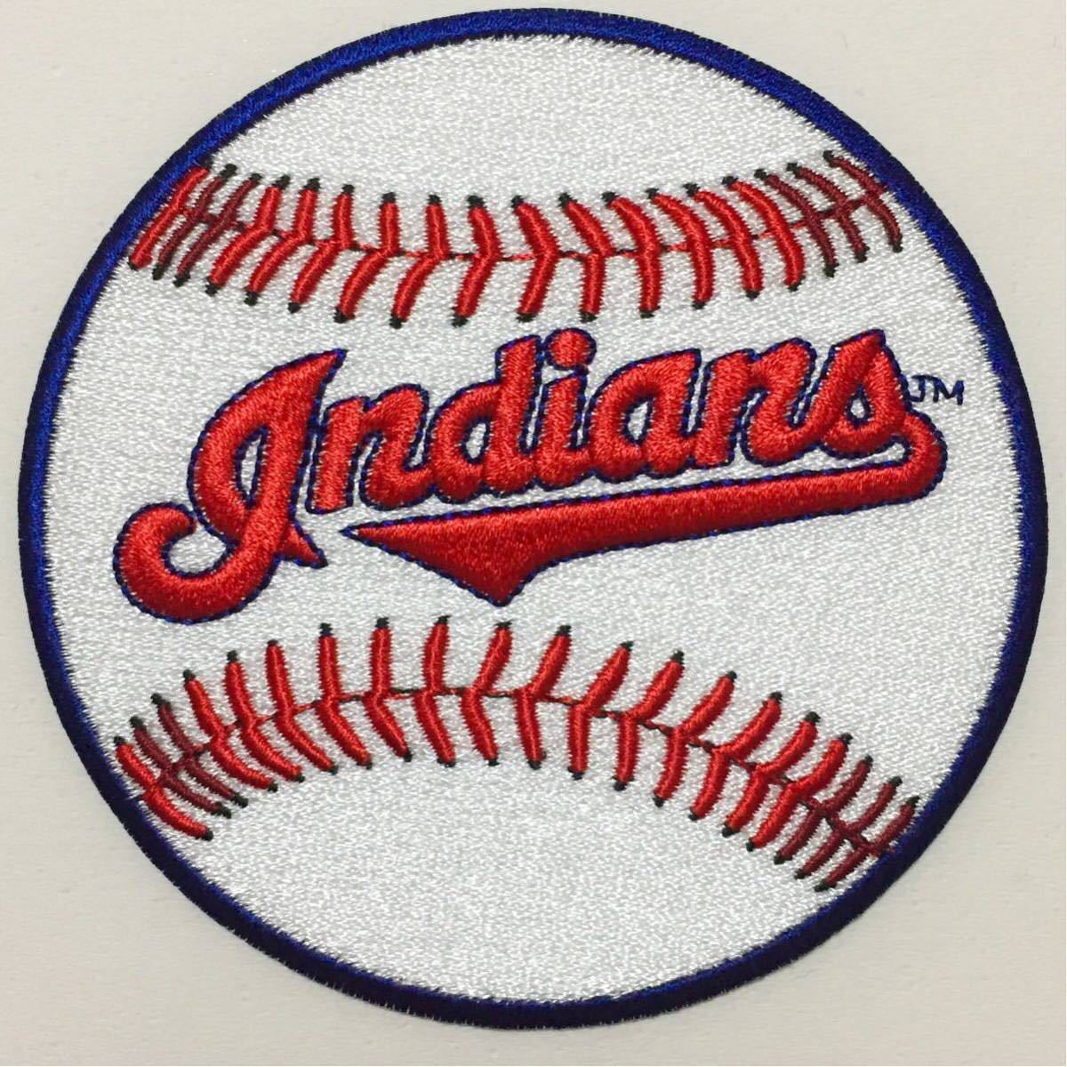 MLB クリーブランド・インディアンス ロゴ ボール型 ワッペン拍卖