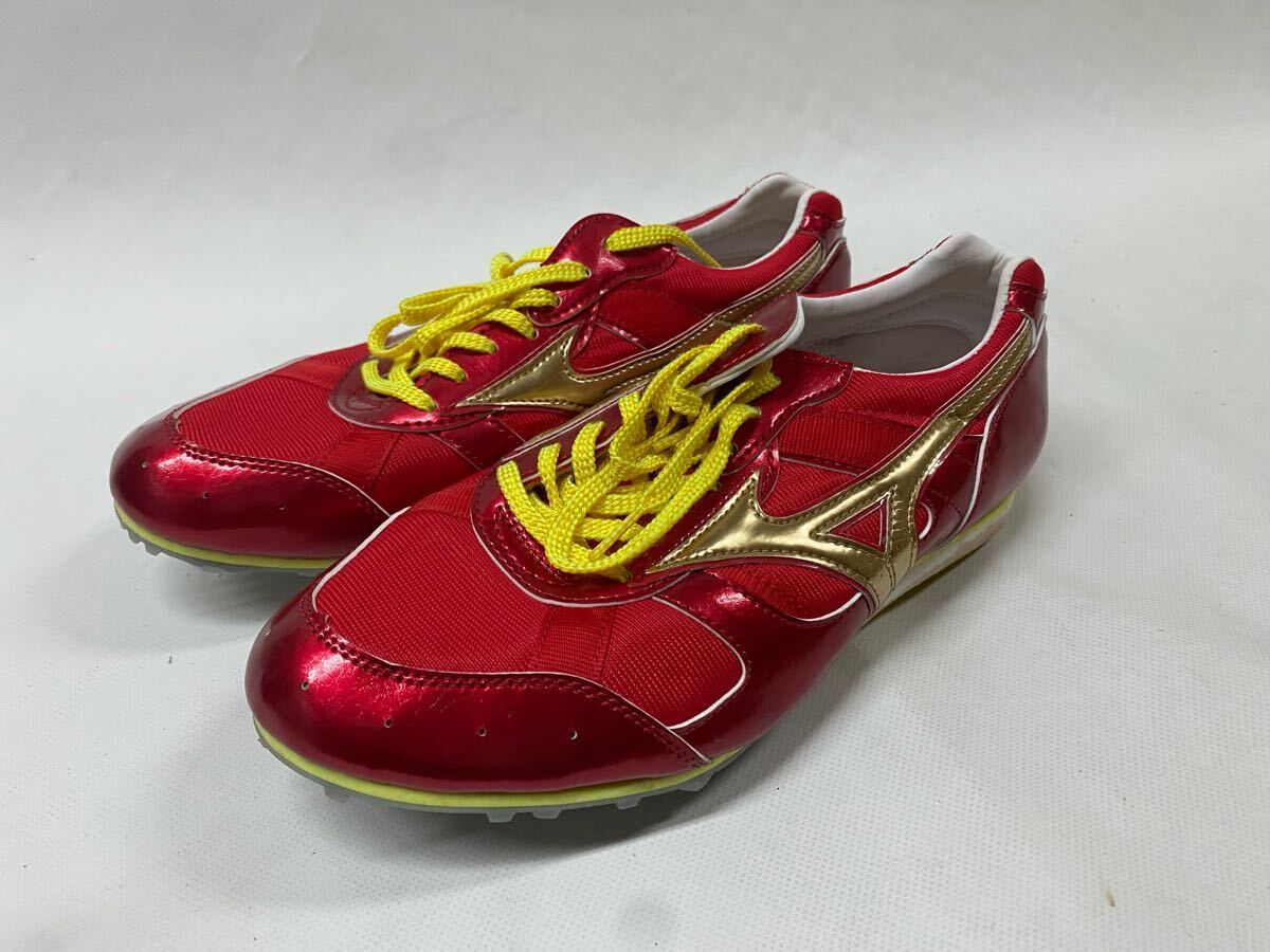 ほぼ未使用状態 ミズノ 陸上 スパイク クロノインクス? レーシングスター? 24.5cm 081825 6拍卖