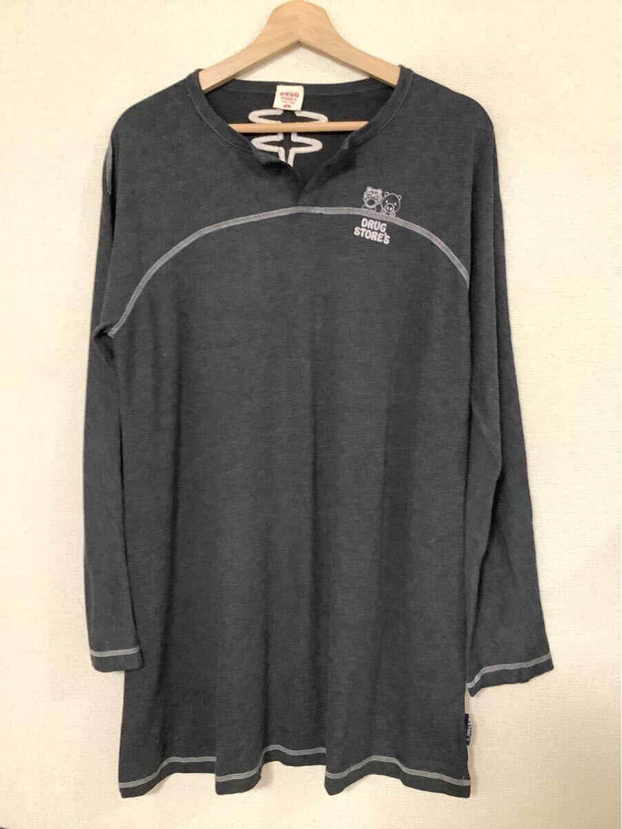 DRUG STORE'S ドラッグストアーズ 長袖Tシャツワンピース カジュアル レディース セレクト 古着 4拍卖