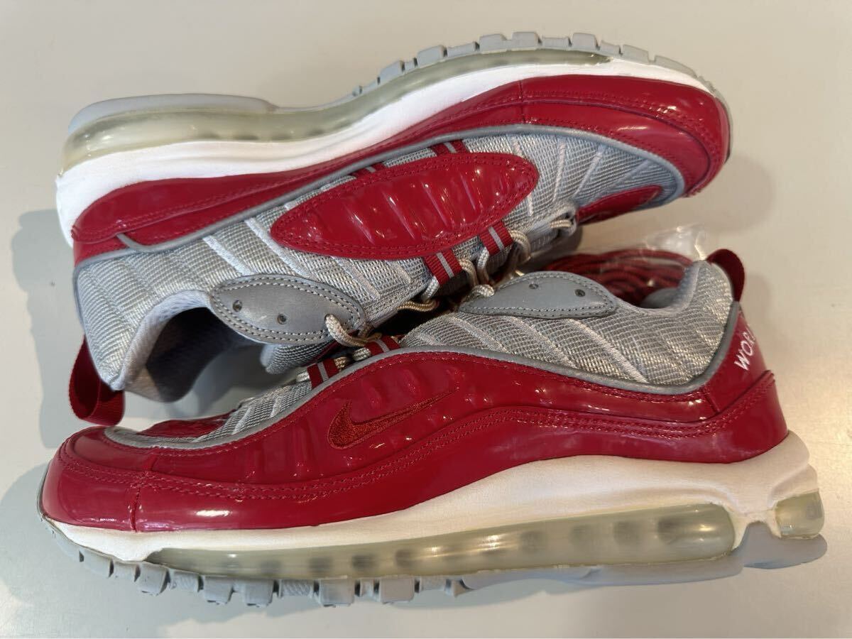 2016 NIKE AIR MAX 98 SUPREME US8.5 新品 844694-600拍卖
