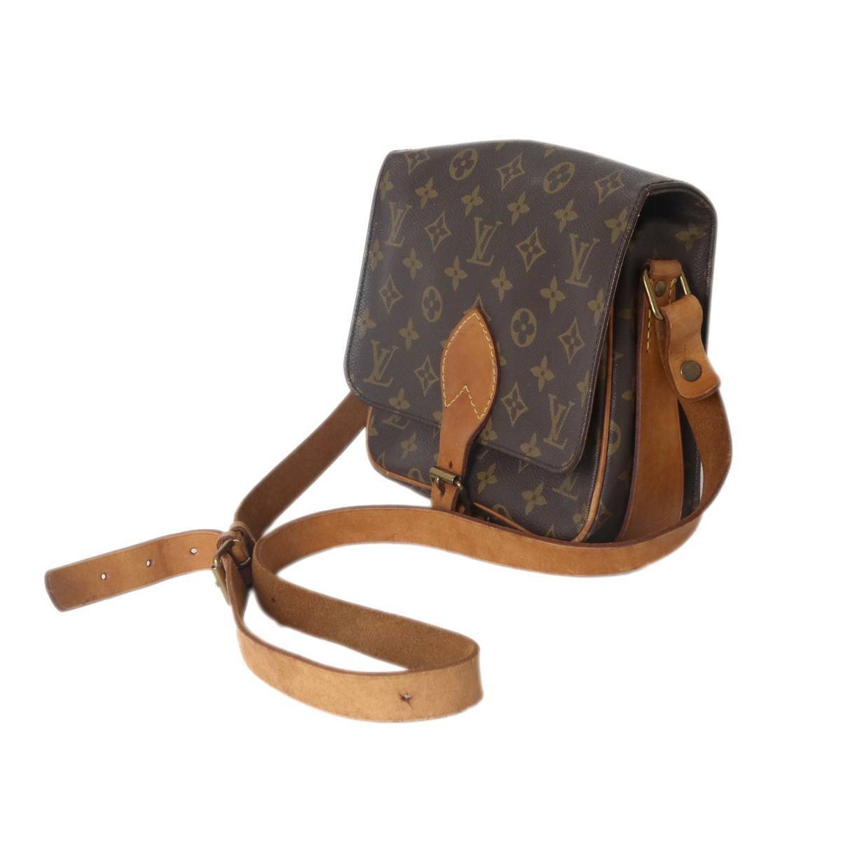 LOUIS VUITTON / ルイヴィトン カルトシエール ショルダーバッグ モノグラム ブラウン M51253 8904SL NO BCランク拍卖