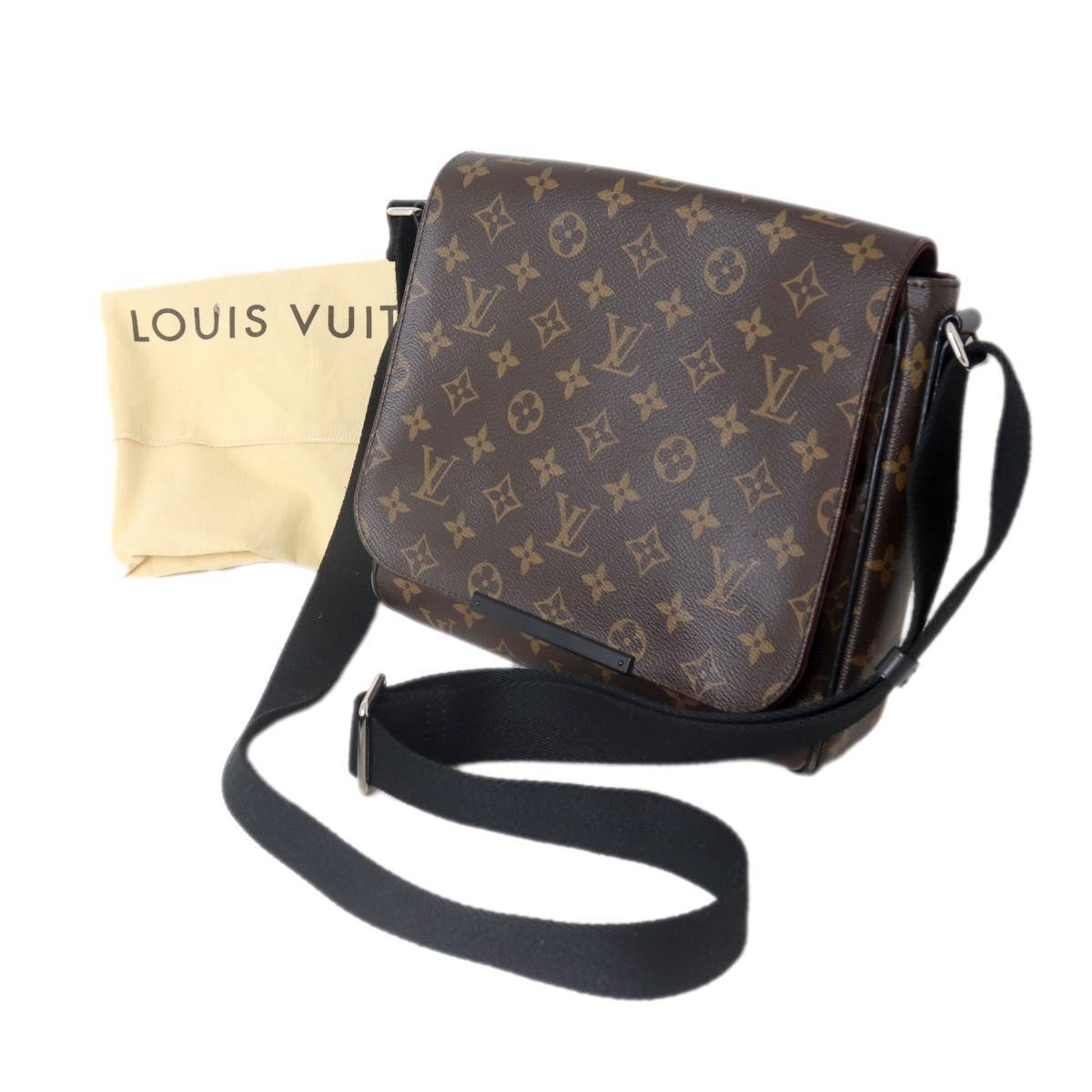 LOUIS VUITTON/ルイヴィトン マカサーディストリクトPM ショルダーバッグ モノグラムマカサー モノグラム M40935 CA2156 保存袋 ES Bランク拍卖