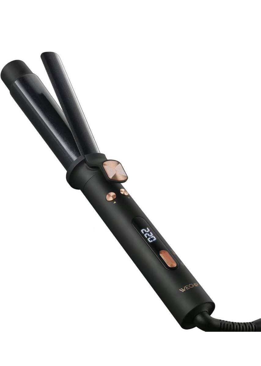 電動回転式ヘアアイロン、自動回転ヘアアイロン、イオンカール コテ 32mm アイロン カール プロ ヘアー アイロン カール 5段階温度調節拍卖