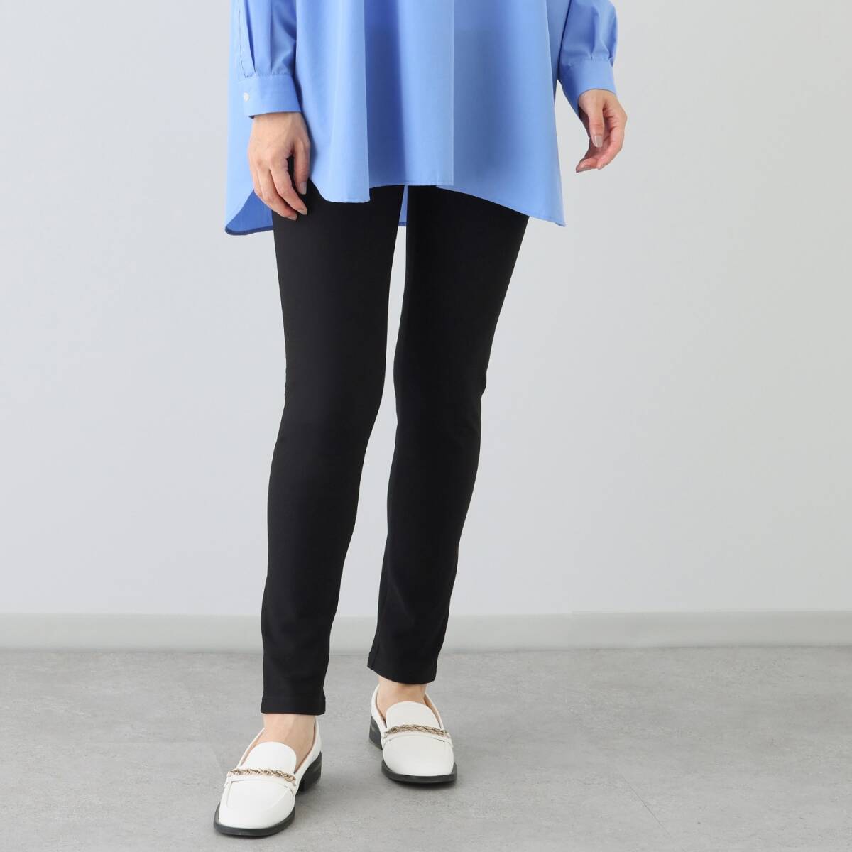 【新品未使用】 ダイアアロー コンジュンク ハイテンション素材 裏フリース起毛 レギンスパンツ ブラック S【参考価格¥3,600-】拍卖