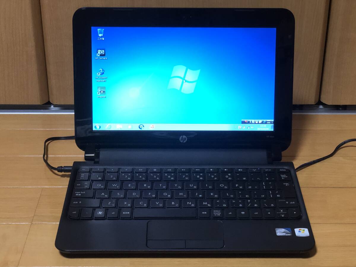 中古美品ノートパソコンHP Mini 110-3700 NSTNN-F05C windows7 小型PC ミニノート 簡易動作確認済みですがジャンク扱い 本体のみ付属品無し拍卖