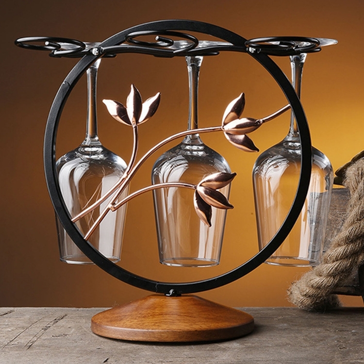 卓上ワインカップラック ワイングラス乾燥ラック逆さ吊りカップ サクラグラス6カップホルダー ワイン LIST0980拍卖