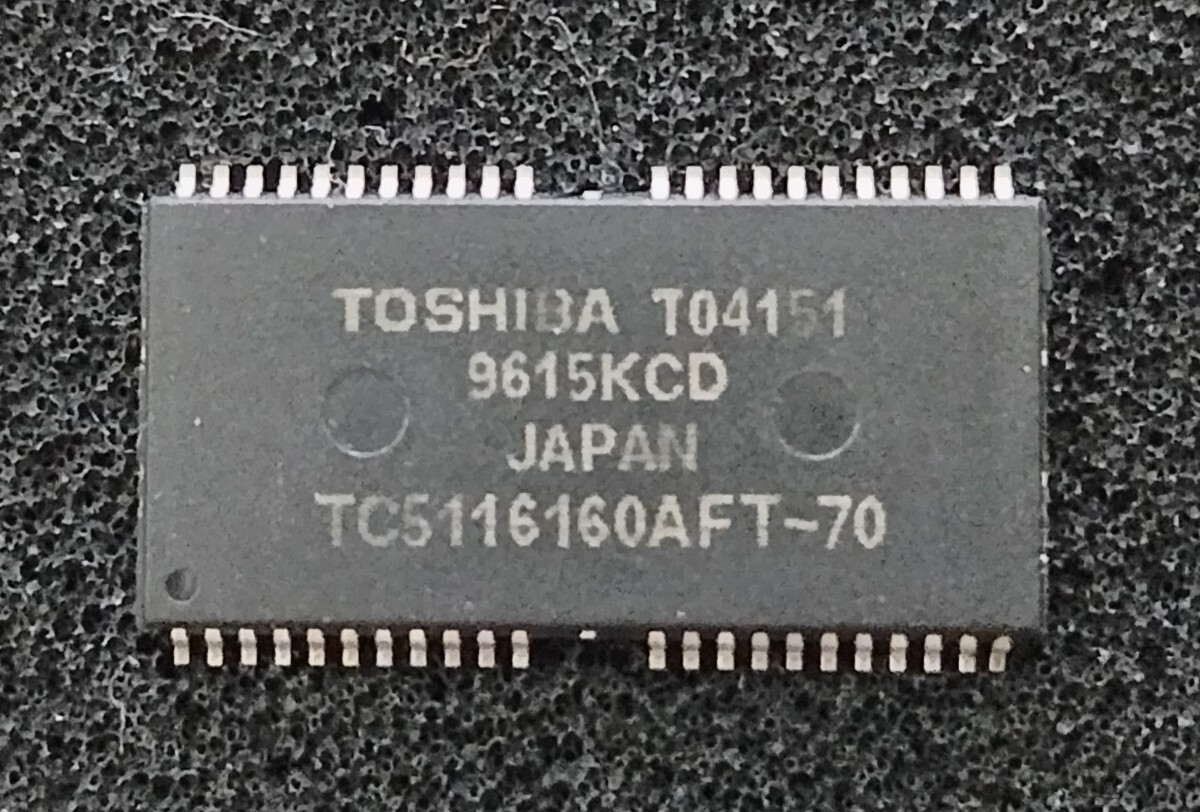 TC5116160AFT-70 東芝製 16Mビット DRAM (1MワードX16ビット)拍卖