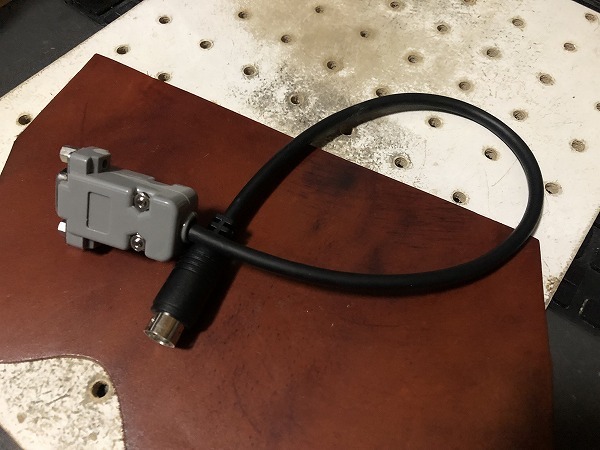 自作品 動作確認済 マウスコネクタ変換ケーブル ミニdin9ピンオス-DSub9ピンメス NEC PC-98 約30cm(CA241224)拍卖